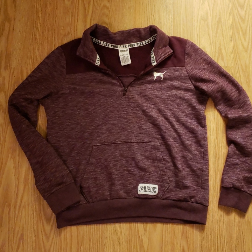 PINK Quarter zip pullover